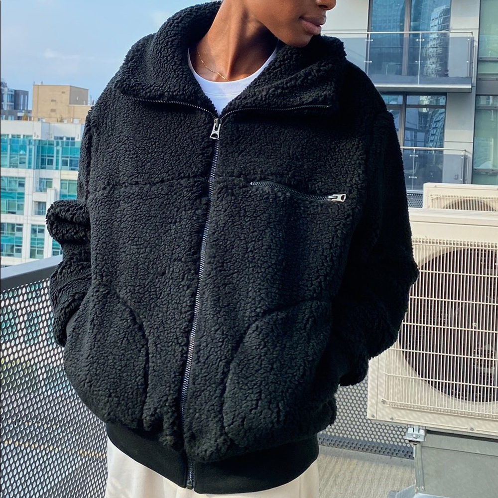 wilfred free teddy jacket